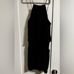 Express Black Spaghetti Strap Jumpsuit